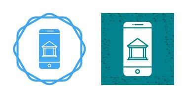 Mobile Banking Vector Icon