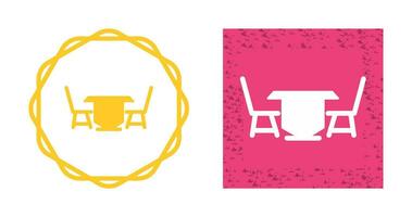 Lunch Table Vector Icon