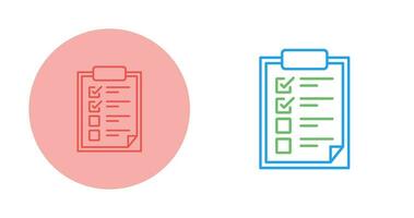Checklist Vector Icon