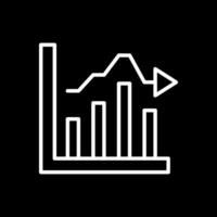 Bar Graph Vector Icon Design