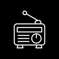 diseño de icono de vector de radio