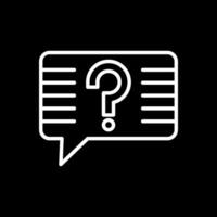 Question Vector Icon Design