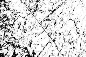 Vector grunge effect cracks rock texture black and white background.