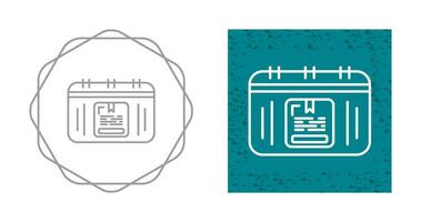 Event Logistics Vector Icon