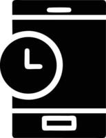 Clock icon symbol design image. Illustration of the alarm watch time isolated vector image. EPS 10