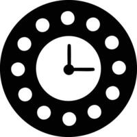 Clock icon symbol design image. Illustration of the alarm watch time isolated vector image. EPS 10