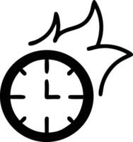 Clock icon symbol design image. Illustration of the alarm watch time isolated vector image. EPS 10