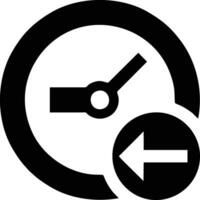 Clock icon symbol design image. Illustration of the alarm watch time isolated vector image. EPS 10