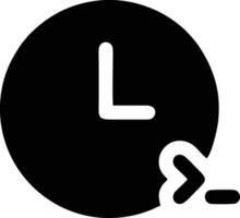 Clock icon symbol design image. Illustration of the alarm watch time isolated vector image. EPS 10