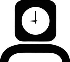 Clock icon symbol design image. Illustration of the alarm watch time isolated vector image. EPS 10