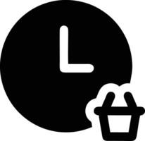 Clock icon symbol design image. Illustration of the alarm watch time isolated vector image. EPS 10