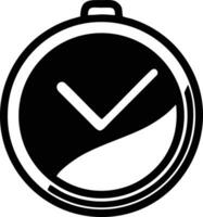 Clock icon symbol design image. Illustration of the alarm watch time isolated vector image. EPS 10