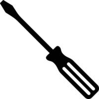 Screwdriver repair icon symbol vector image. Illustration of the fix toolkit design image. EPS 10