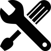 Screwdriver repair icon symbol vector image. Illustration of the fix toolkit design image. EPS 10