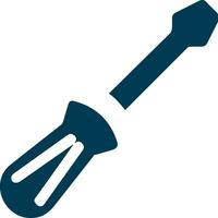 Screwdriver repair icon symbol vector image. Illustration of the fix toolkit design image. EPS 10