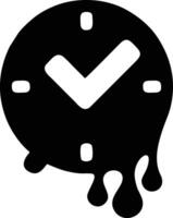 Clock icon symbol design image. Illustration of the alarm watch time isolated vector image. EPS 10