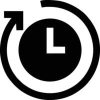 Clock icon symbol design image. Illustration of the alarm watch time isolated vector image. EPS 10