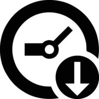 Clock icon symbol design image. Illustration of the alarm watch time isolated vector image. EPS 10