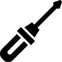 Screwdriver repair icon symbol vector image. Illustration of the fix toolkit design image. EPS 10