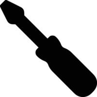 Screwdriver repair icon symbol vector image. Illustration of the fix toolkit design image. EPS 10