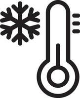 Thermometer medicine icon symbol image vector. Illustration of the temperature cold and hot measure tool design image.EPS 10 vector