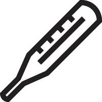 Thermometer medicine icon symbol image vector. Illustration of the temperature cold and hot measure tool design image.EPS 10 vector