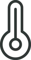 Thermometer medicine icon symbol image vector. Illustration of the temperature cold and hot measure tool design image.EPS 10 vector
