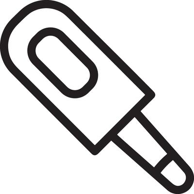 Thermometer medicine icon symbol image vector. Illustration of the temperature cold and hot measure tool design image.EPS 10