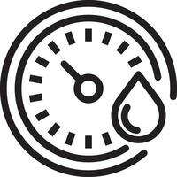 Thermometer medicine icon symbol image vector. Illustration of the temperature cold and hot measure tool design image.EPS 10 vector