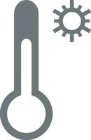 Thermometer medicine icon symbol image vector. Illustration of the temperature cold and hot measure tool design image.EPS 10 vector