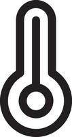 Thermometer medicine icon symbol image vector. Illustration of the temperature cold and hot measure tool design image.EPS 10 vector