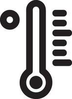 Thermometer medicine icon symbol image vector. Illustration of the temperature cold and hot measure tool design image.EPS 10 vector