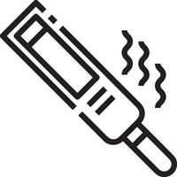 Thermometer medicine icon symbol image vector. Illustration of the temperature cold and hot measure tool design image.EPS 10 vector