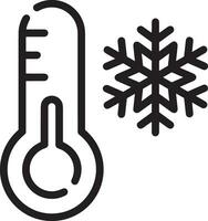 Thermometer medicine icon symbol image vector. Illustration of the temperature cold and hot measure tool design image.EPS 10 vector