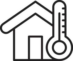 Thermometer medicine icon symbol image vector. Illustration of the temperature cold and hot measure tool design image.EPS 10 vector