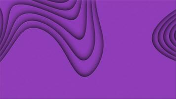 Purple cut curve abstract background pattern of lines and waves video