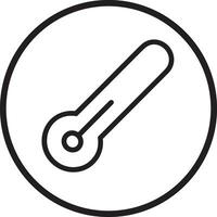 Thermometer medicine icon symbol image vector. Illustration of the temperature cold and hot measure tool design image.EPS 10 vector