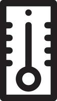 Thermometer medicine icon symbol image vector. Illustration of the temperature cold and hot measure tool design image.EPS 10 vector
