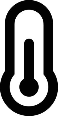 Thermometer medicine icon symbol image vector. Illustration of the temperature cold and hot measure tool design image.EPS 10
