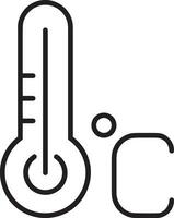 Thermometer medicine icon symbol image vector. Illustration of the temperature cold and hot measure tool design image.EPS 10 vector