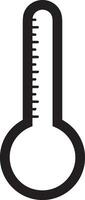 Thermometer medicine icon symbol image vector. Illustration of the temperature cold and hot measure tool design image.EPS 10 vector