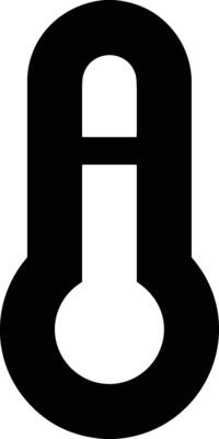 Thermometer medicine icon symbol image vector. Illustration of the temperature cold and hot measure tool design image.EPS 10