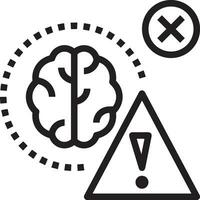 Brain idea symbol icon vector image. Illustration of the creative intelligence think design image. EPS 10