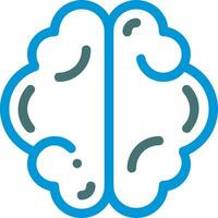 Brain idea symbol icon vector image. Illustration of the creative intelligence think design image. EPS 10