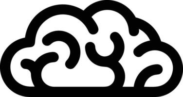Brain idea symbol icon vector image. Illustration of the creative intelligence think design image. EPS 10