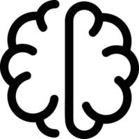 Brain idea symbol icon vector image. Illustration of the creative intelligence think design image. EPS 10