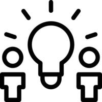 Brain idea symbol icon vector image. Illustration of the creative intelligence think design image. EPS 10