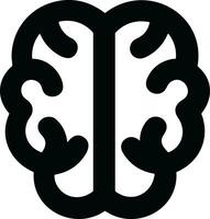 Brain idea symbol icon vector image. Illustration of the creative intelligence think design image. EPS 10