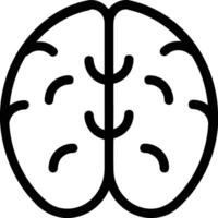 Brain idea symbol icon vector image. Illustration of the creative intelligence think design image. EPS 10