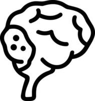 Brain idea symbol icon vector image. Illustration of the creative intelligence think design image. EPS 10